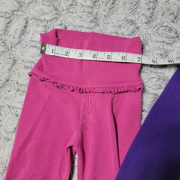 Two Pairs of Girls Garanimals Bottoms,  Size 12 Months, One Pink, One Purple - Picture 7 of 7